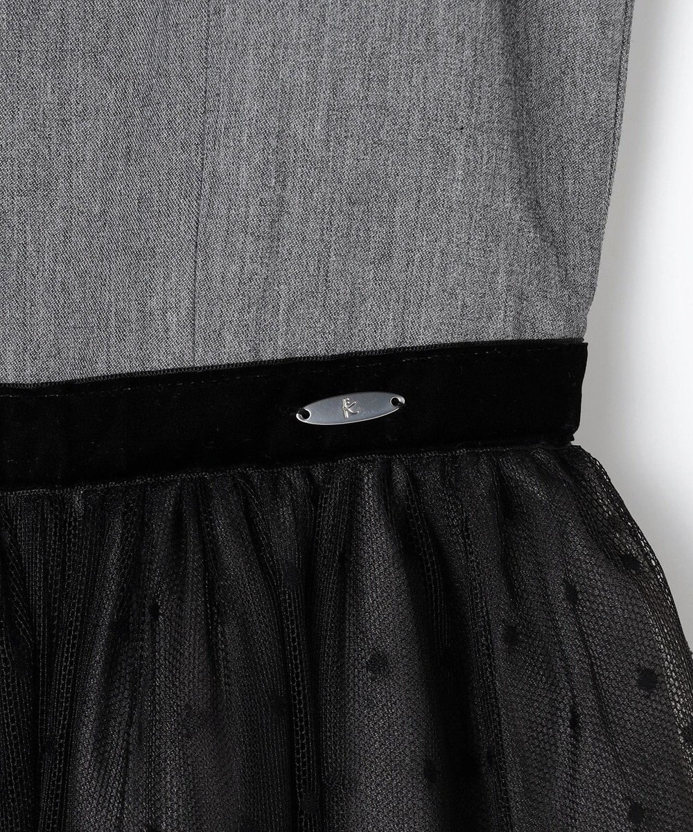 組曲 KIDS 【150-160㎝】ノワールドット ドレス 