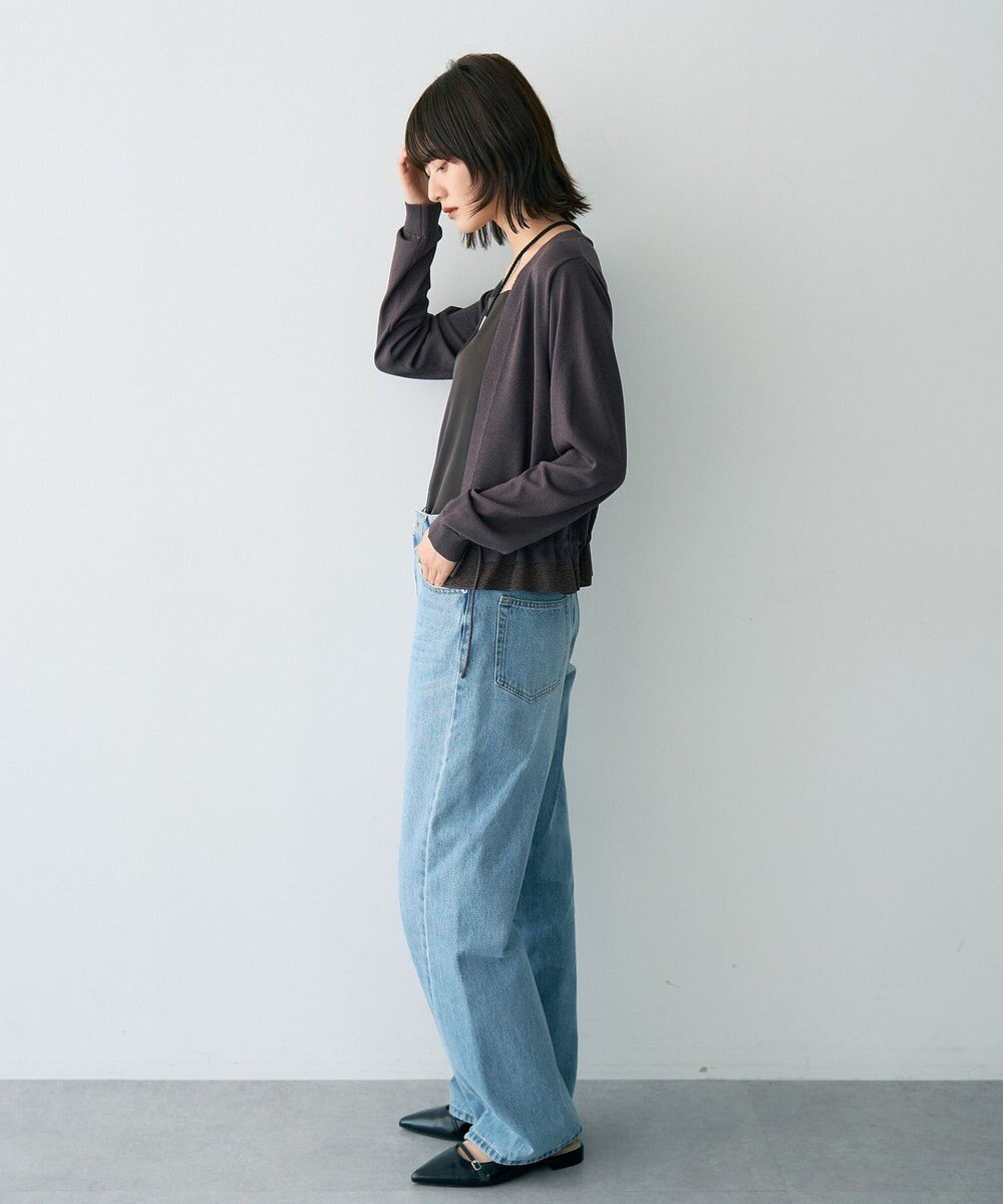 YECCA VECCA ドロストデザインカーディガン 