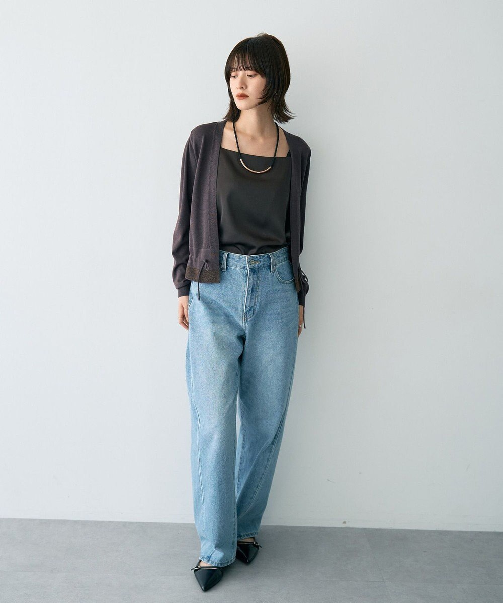 YECCA VECCA ドロストデザインカーディガン 