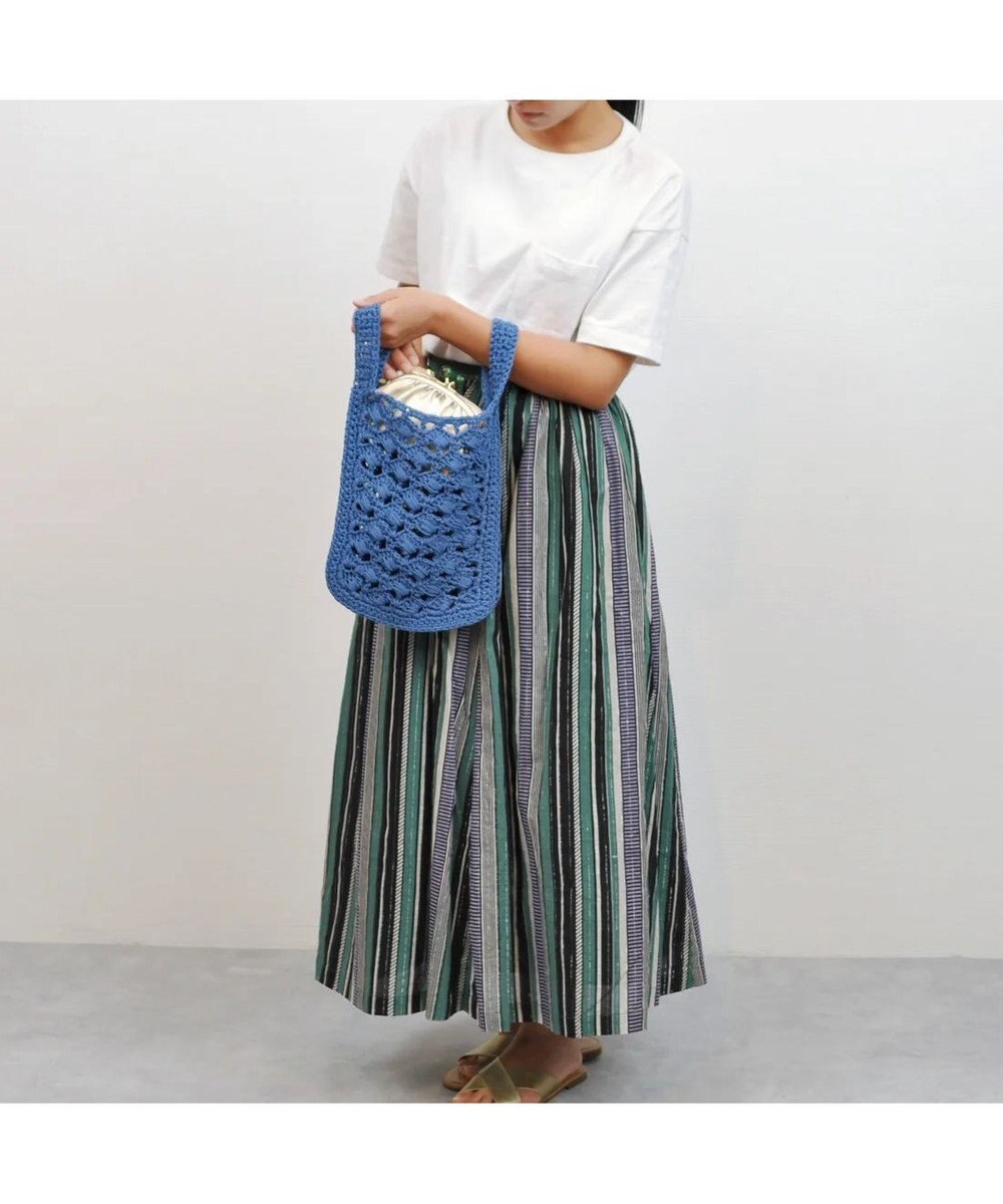 UNBILLION cachecache 柄編みショッパーミニトート 