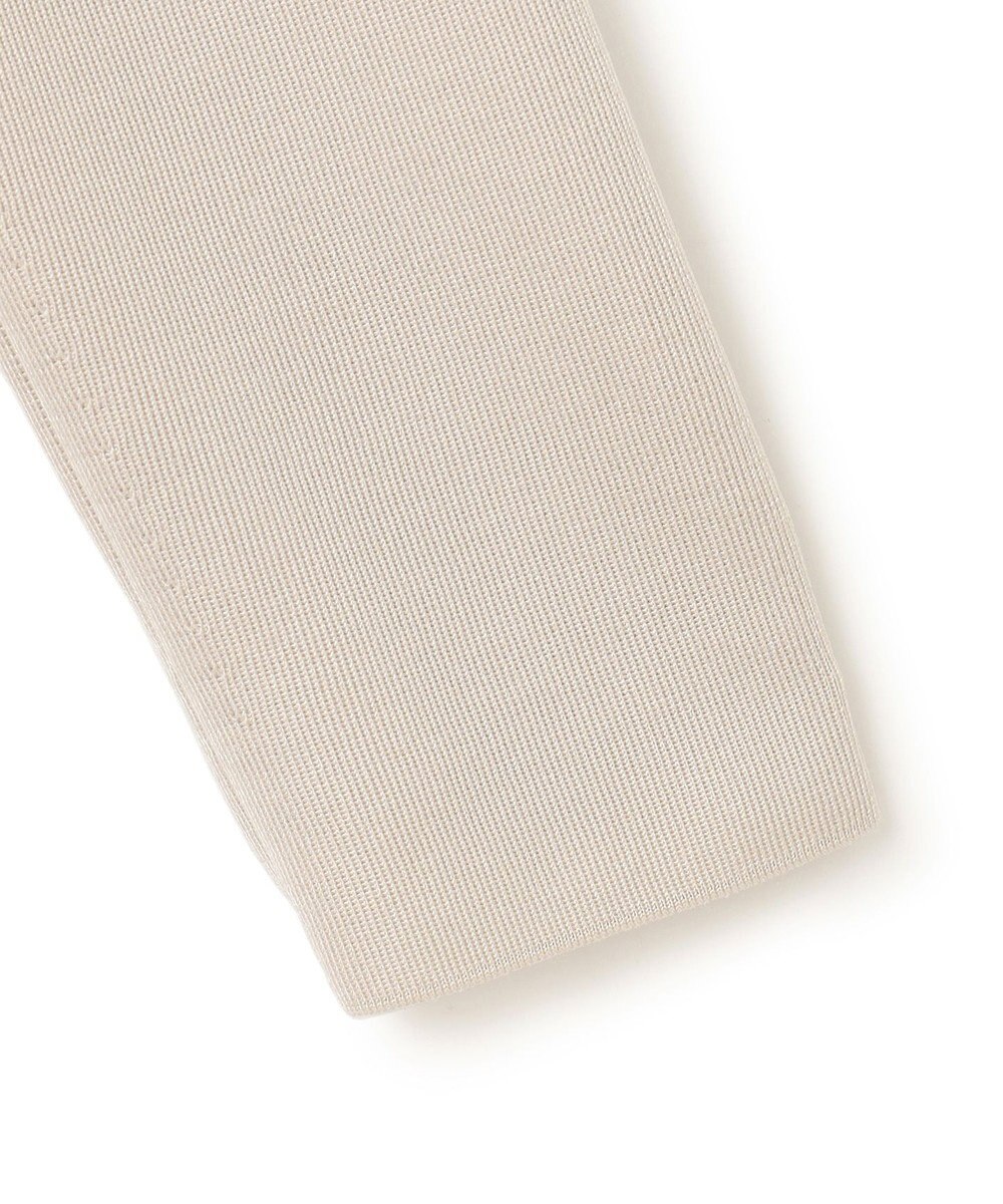 ICB L 【WEB限定・洗える】シンセティックヤーンスムース ペプラムニット 