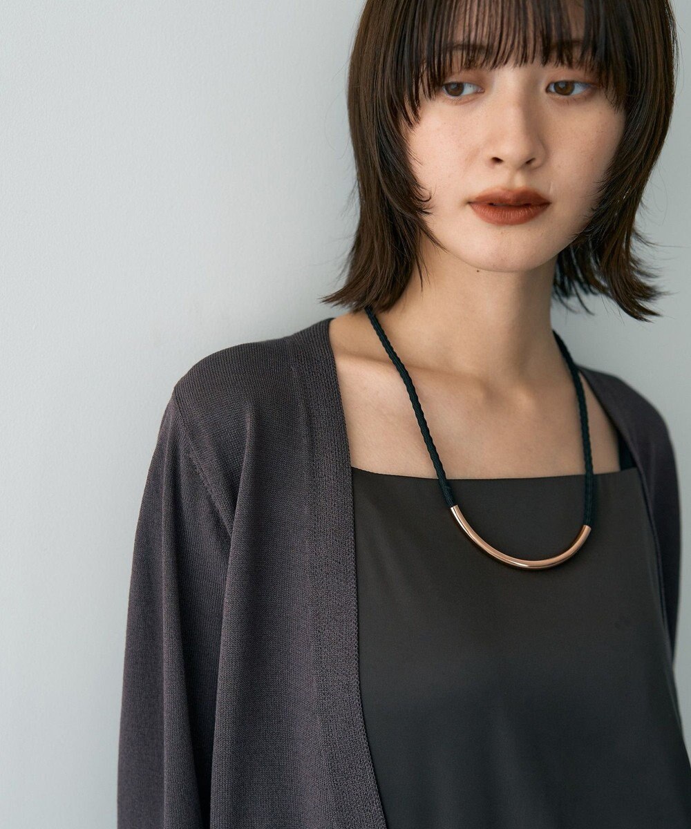 YECCA VECCA ドロストデザインカーディガン 