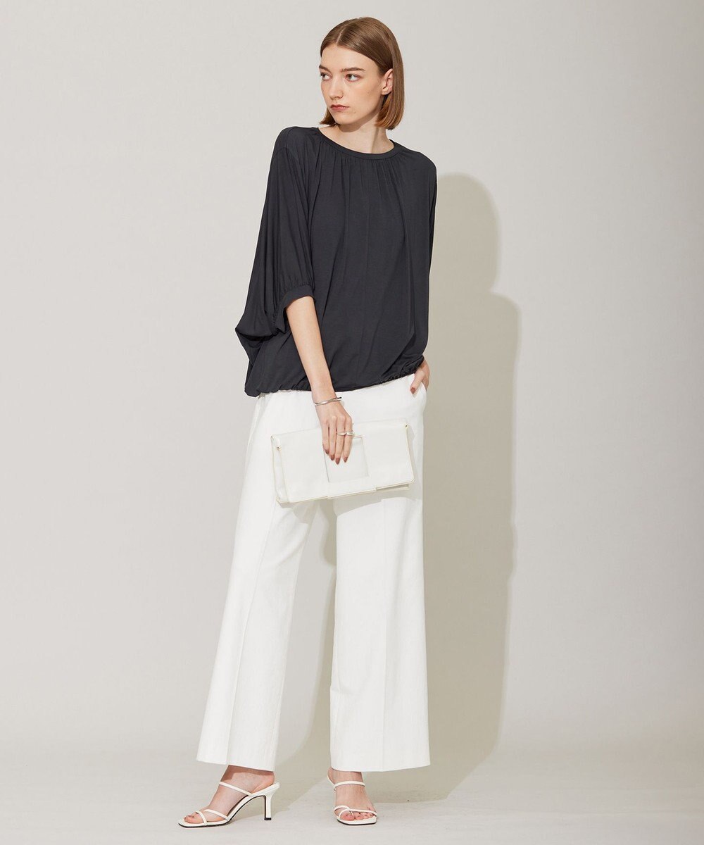 ICB 【洗える】 シェルタリングドライオックス ワイドパンツ 