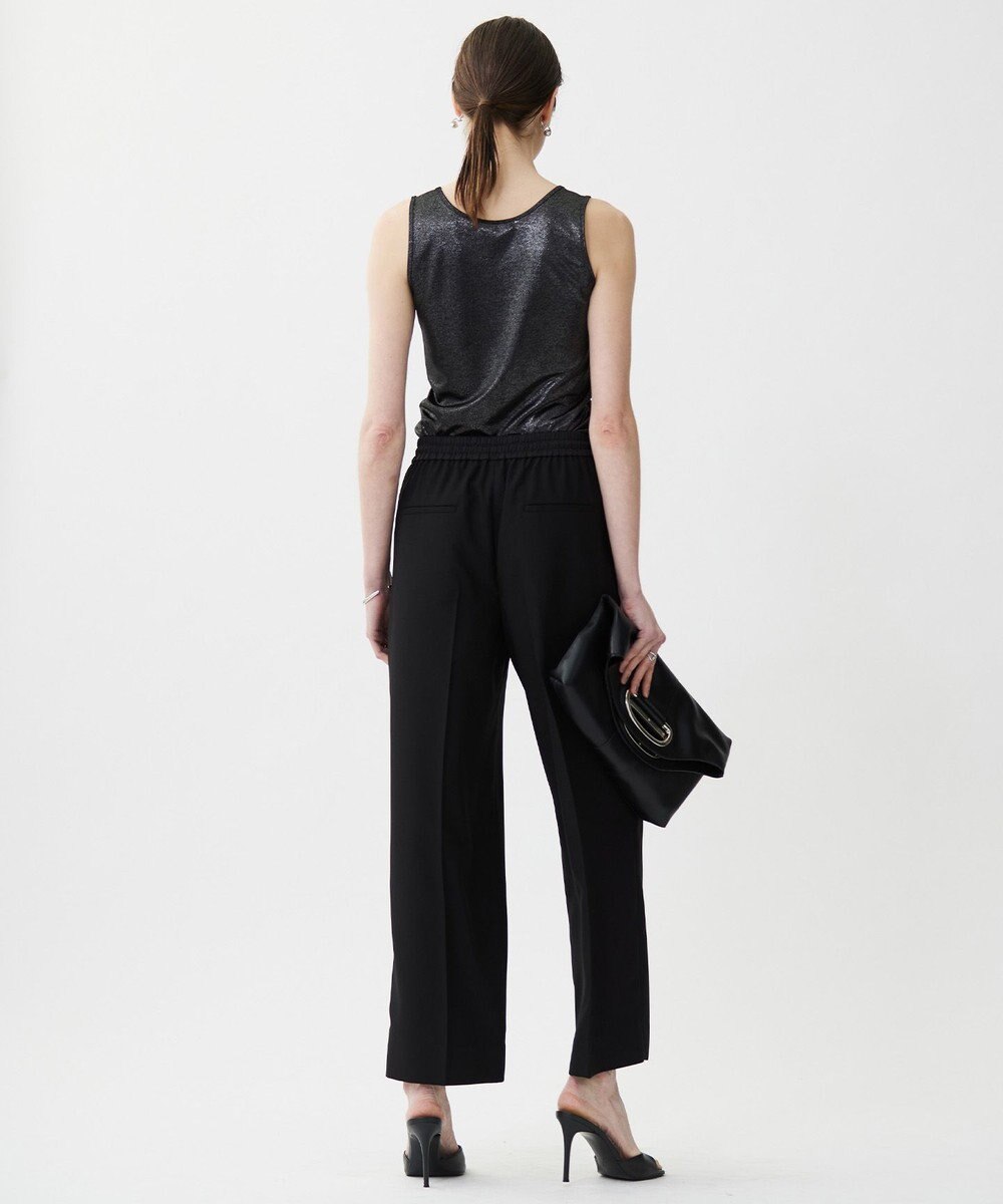 ICB L 【新色追加・UVケア・接触冷感・速乾・防シワ・洗える】 FluidBackSatin  ワイドパンツ 