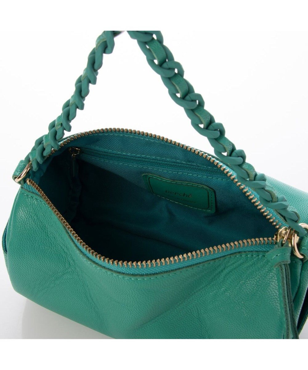 UNBILLION ペルケ perche / カラーチェーン筒形2wayショルダー 