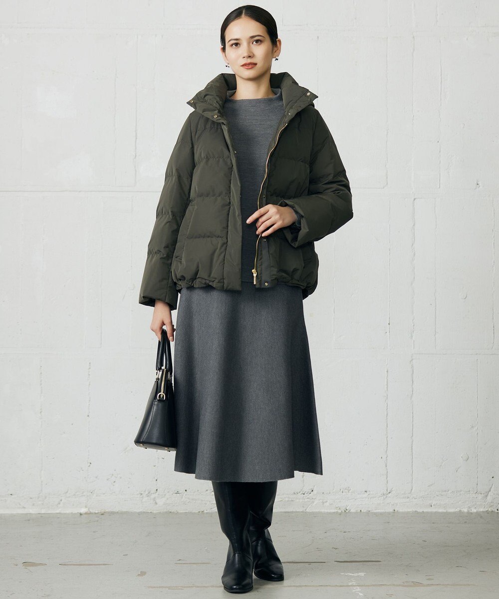 自由区 【セットアップ対応】ウールミラノボトルネック ニット 