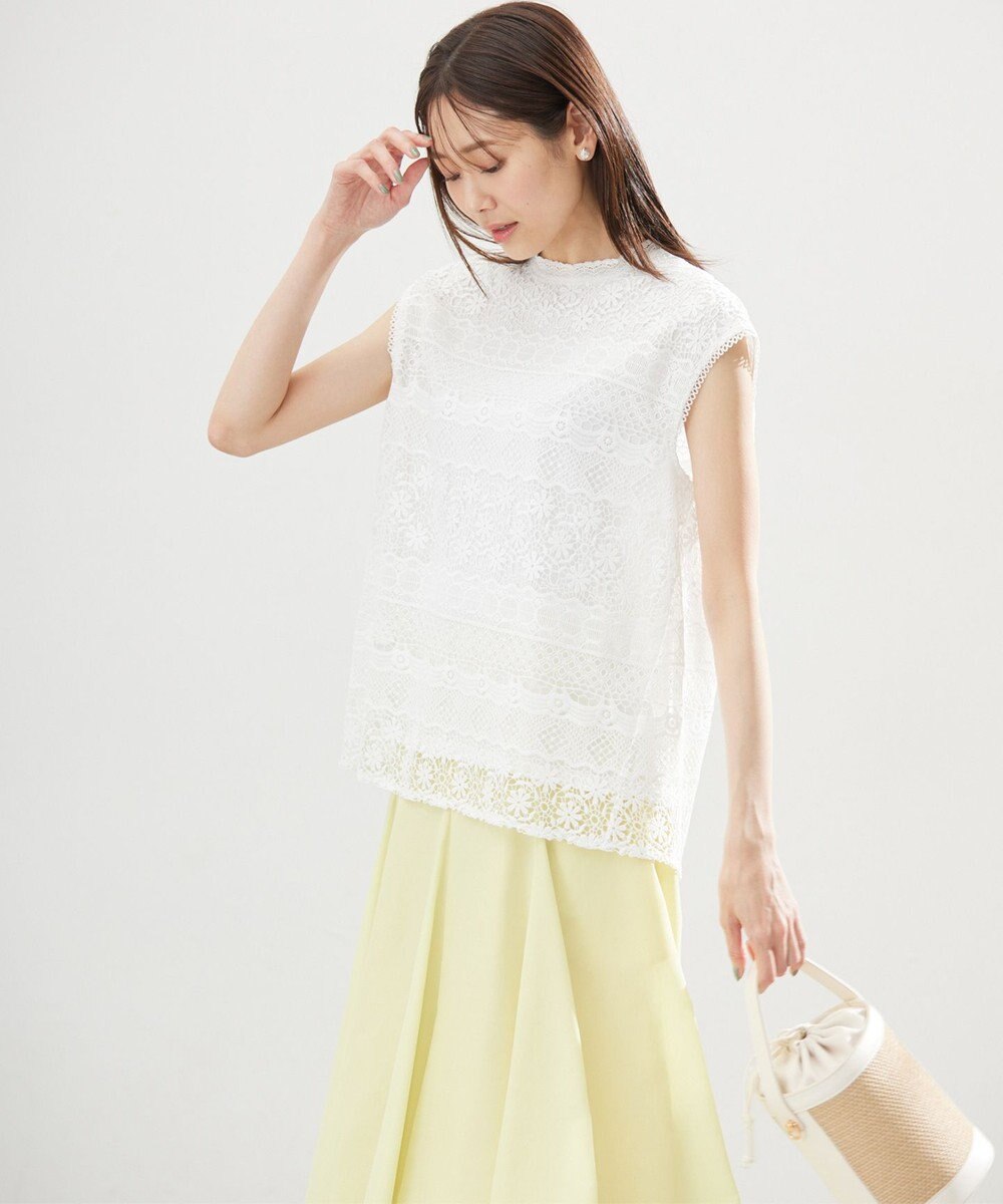 組曲 ラッセルレース ブラウス 