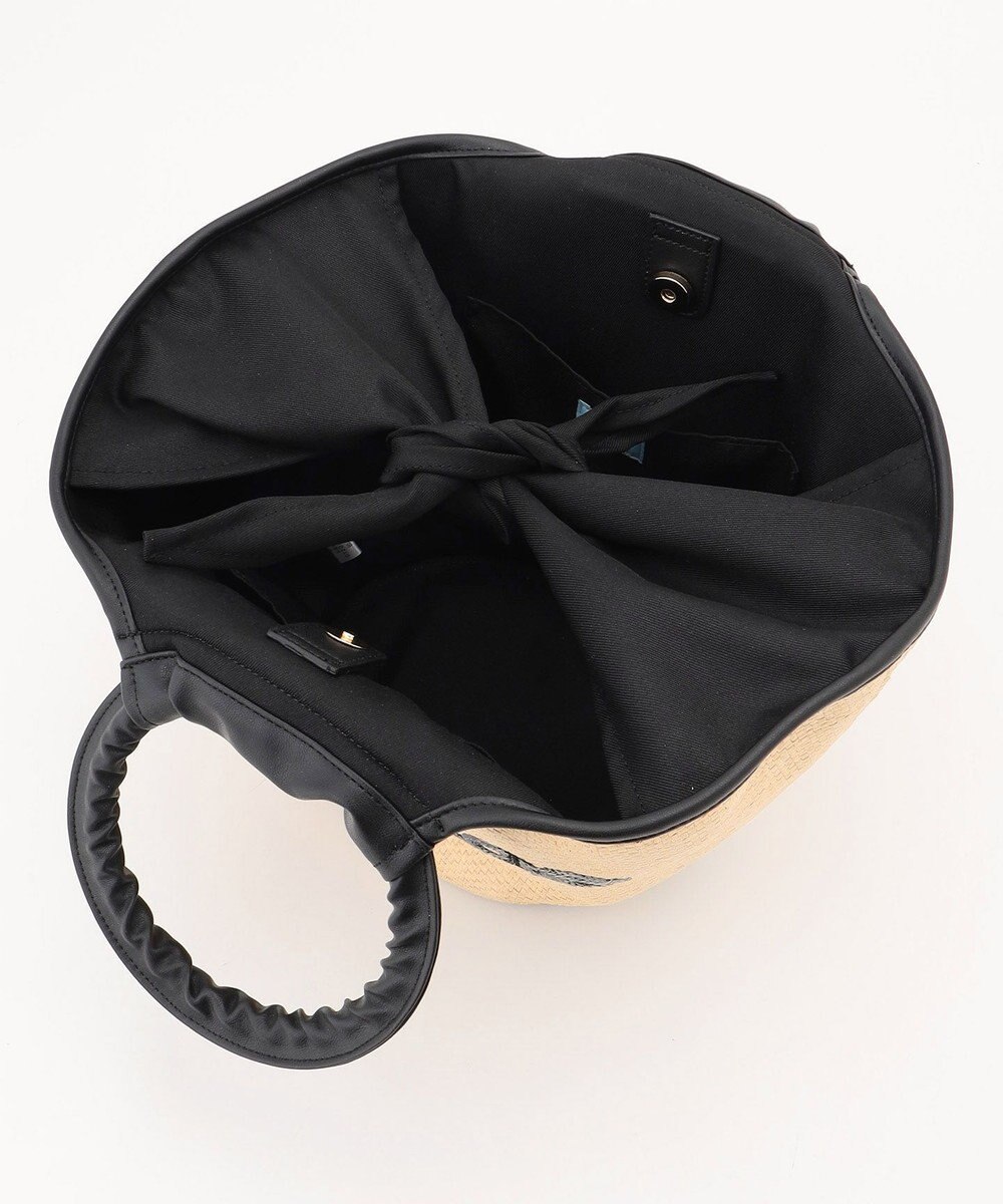 組曲 スパンコールエンブロイダリーカゴバッグ 