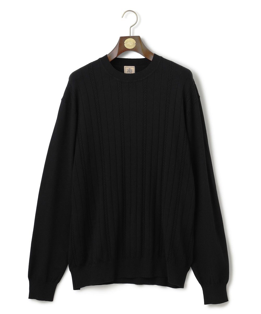 J.PRESS MEN 【KING SIZE】【ストレッチ性 / イージーケア】【FLEX YARN】クルーネックニット 