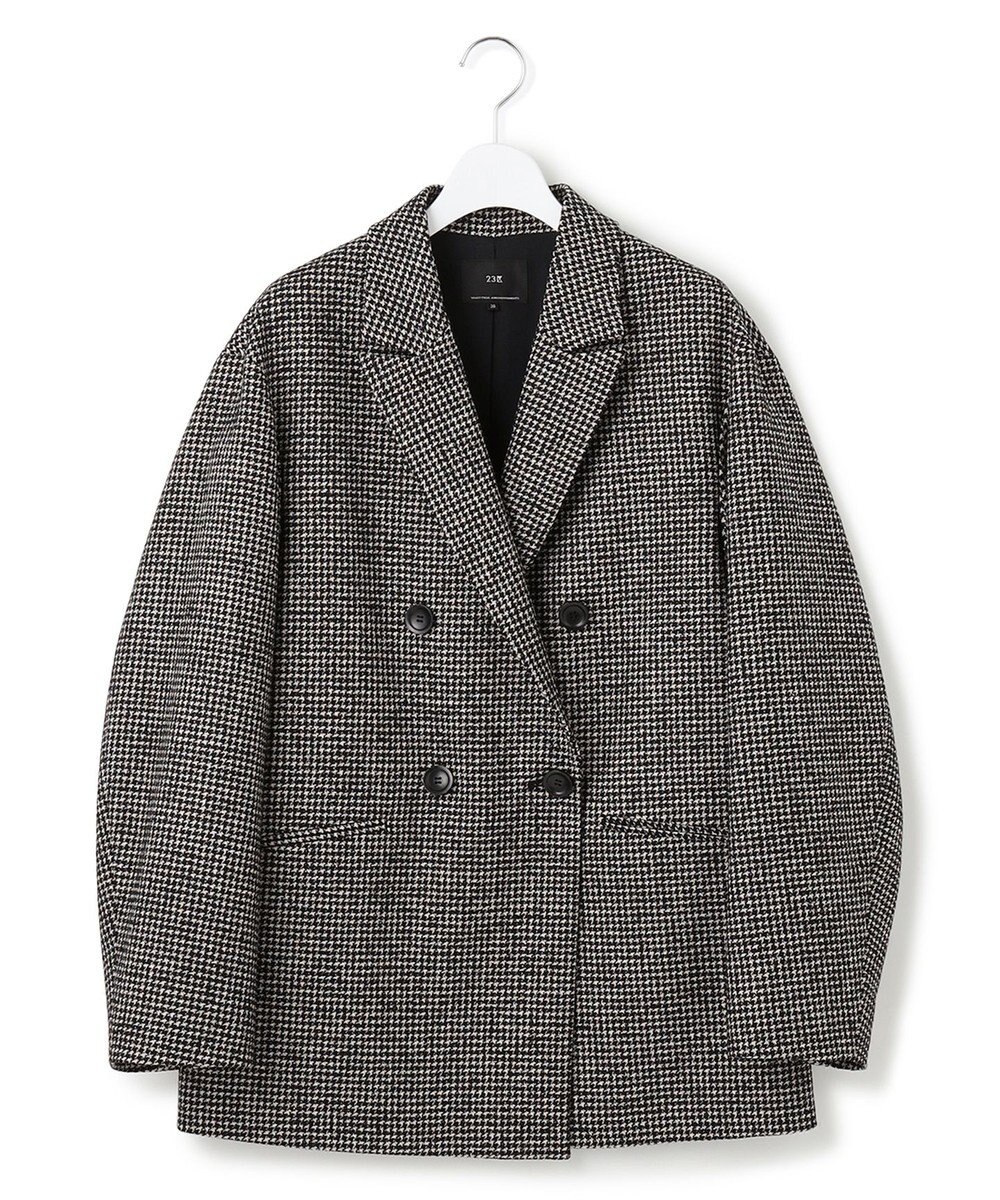 23区 S 【見上愛さん着用/VERY12月号掲載】ループミックスツイード ダブル ジャコット 