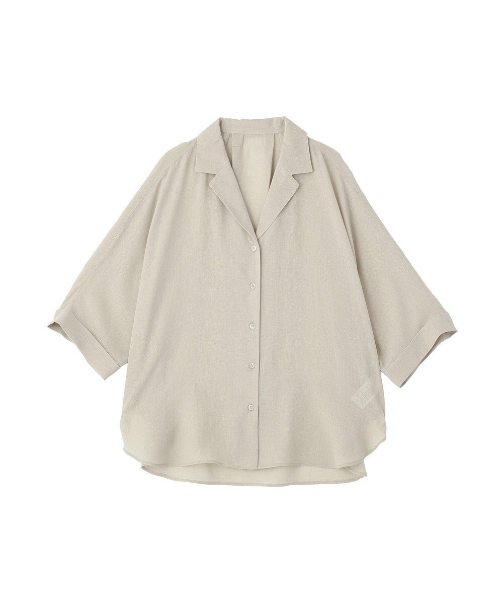 Green Parks 開襟シアーシャツジャケット 