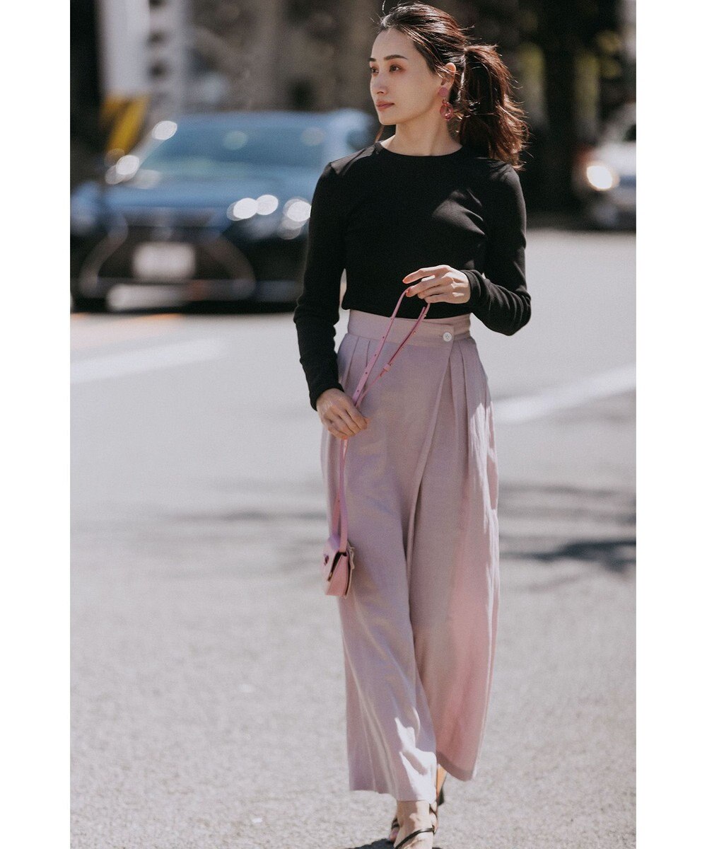 NAVE 【Nave・洗える/ストレッチ素材】ボディスーツ ロングスリーブ 