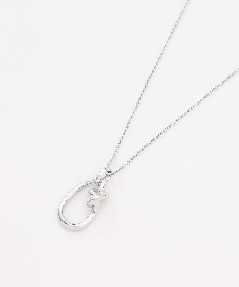 J.PRESS LADIES ノットオーバル ワントップ ネックレス 