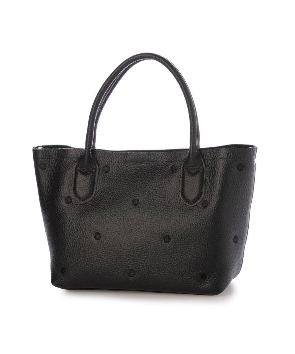 UNBILLION ペルケ perche / 牛革ドット刺繍2wayトートS 