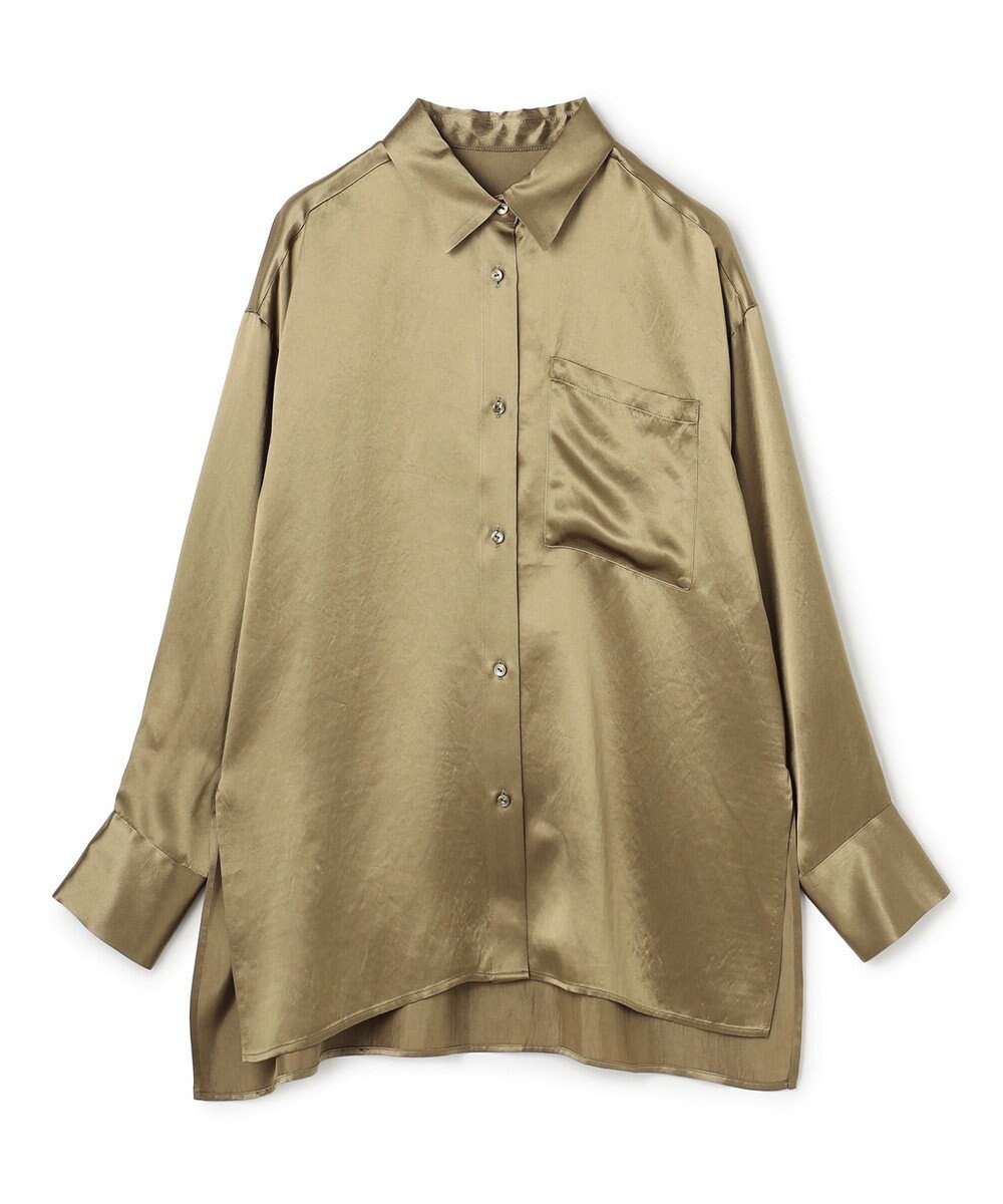 uncrave アセテートヴィンテージサテン ミドルシャツ 