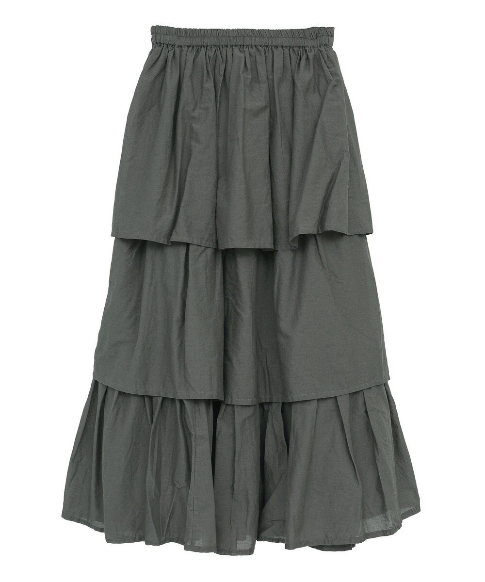 Green Parks Ｉ　ボイル段々ティアードスカート 