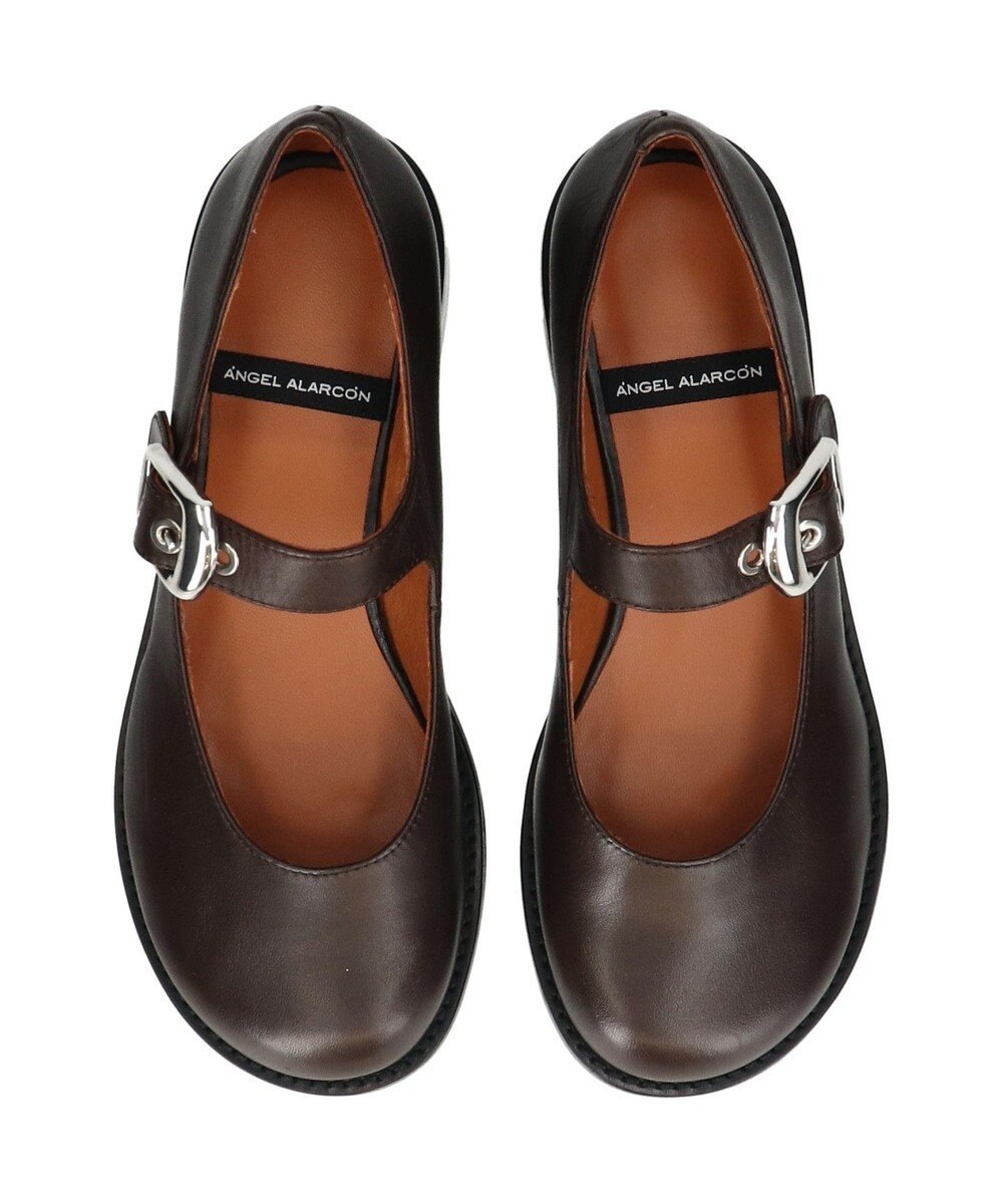 INTER-CHAUSSURES 【ANGEL ALARCON】オブリークトウストラップシューズ 