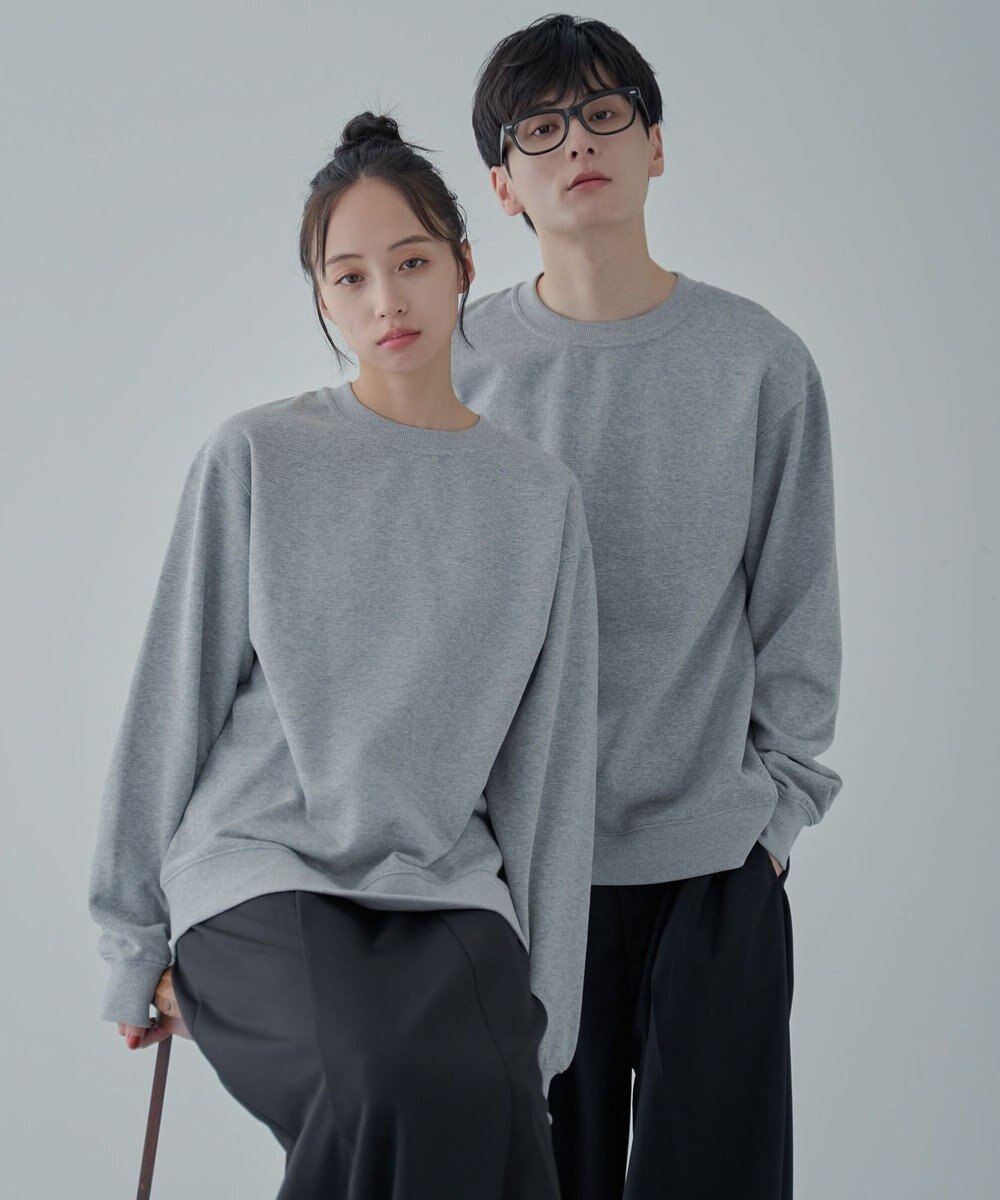 WEGO 【ユニセックス着用ITEM/裏起毛】リラックスフィットスウェットプルオーバー 