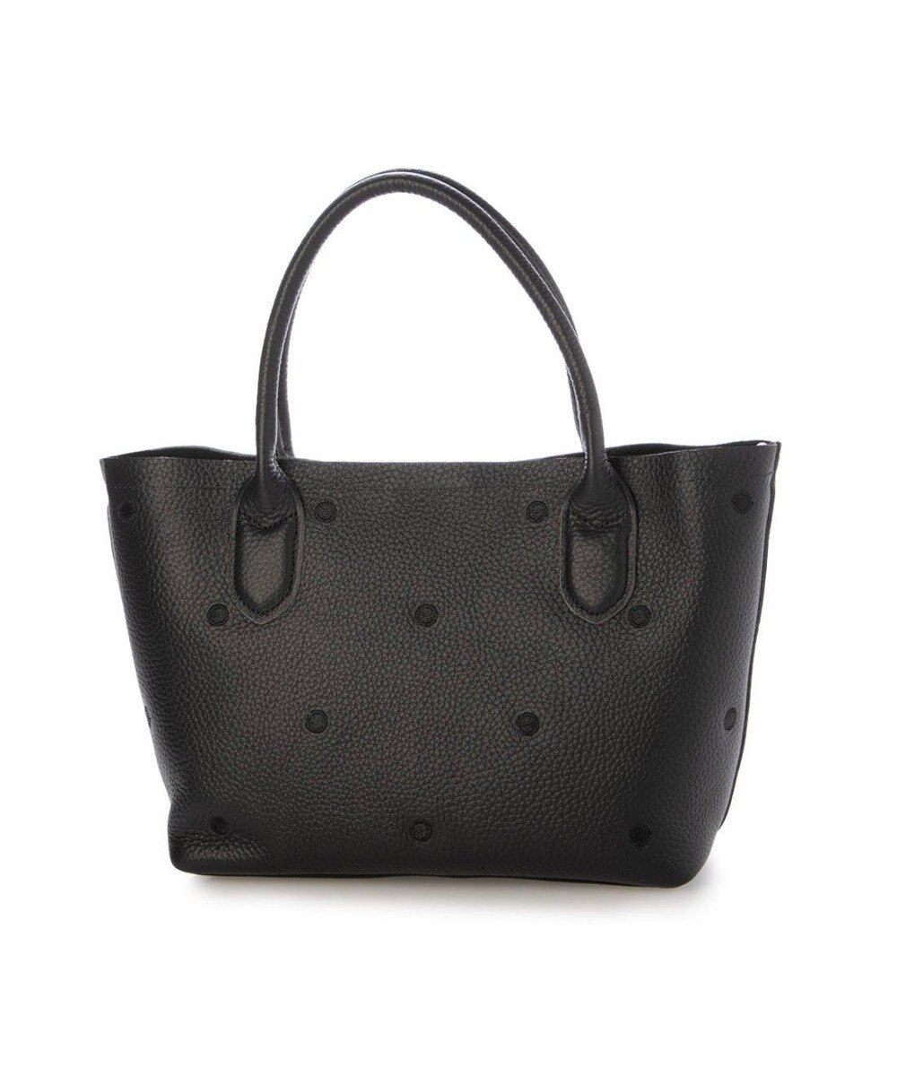 UNBILLION ペルケ perche / 牛革ドット刺繍2wayトートS 