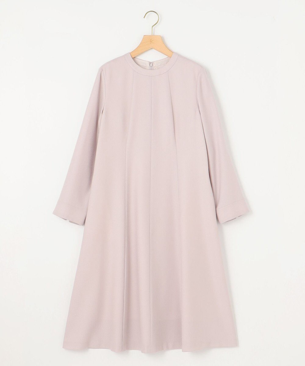 組曲 【WEB限定】ウールジョーゼット フレアワンピース 