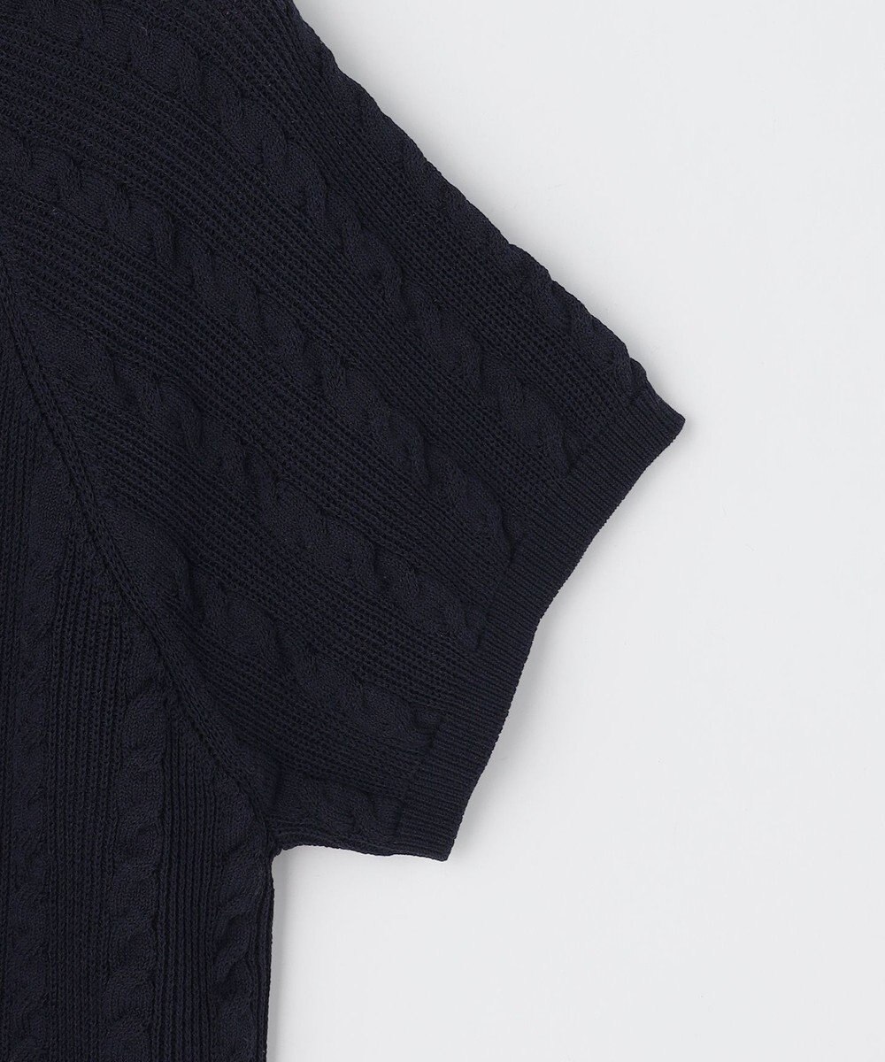 組曲 L 【先行予約・WEB限定】バックリボンケーブル ニット 