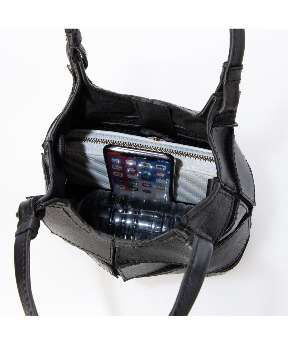 UNBILLION ピークスピーク PEAKS PEAK / 牛革パッチワーク2wayトートS 