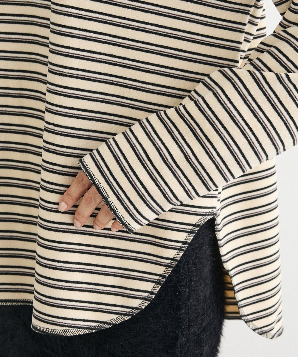 Green Parks なめらかタッチマルチボーダープルオーバー 