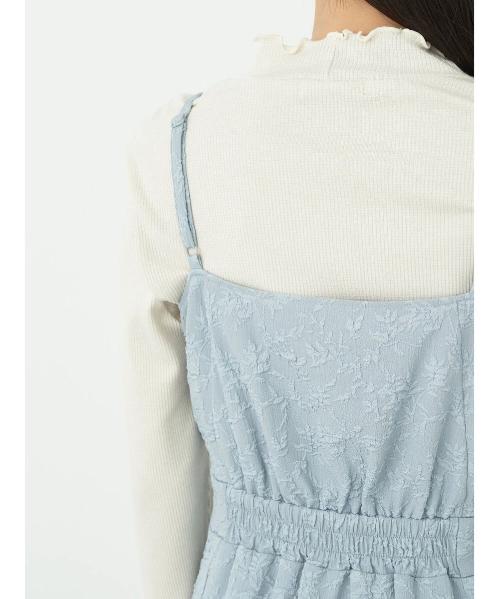 earth music&ecology ＳＥＴ２点ジャガードボレロ＋ワンピース 