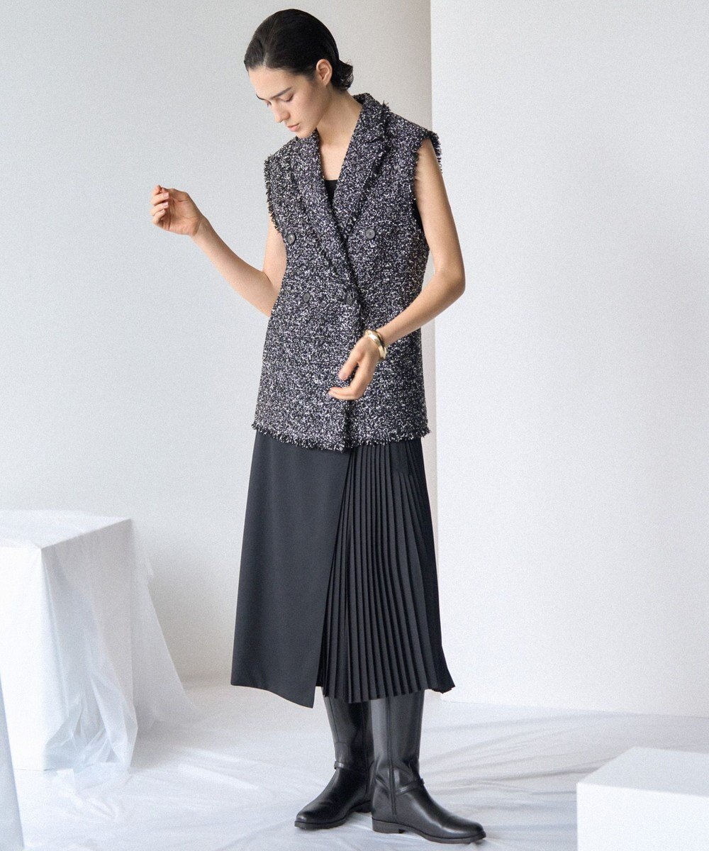 23区 【GOLD LABEL】TWシアーコンビ ラップスカート 