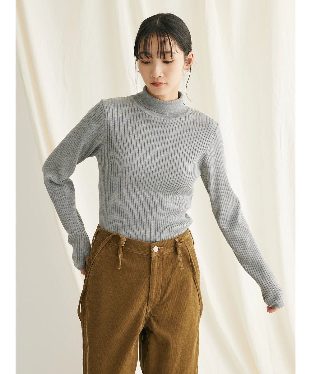 CRAFT STANDARD BOUTIQUE ウォッシャブルリブタートルニットプルオーバー 