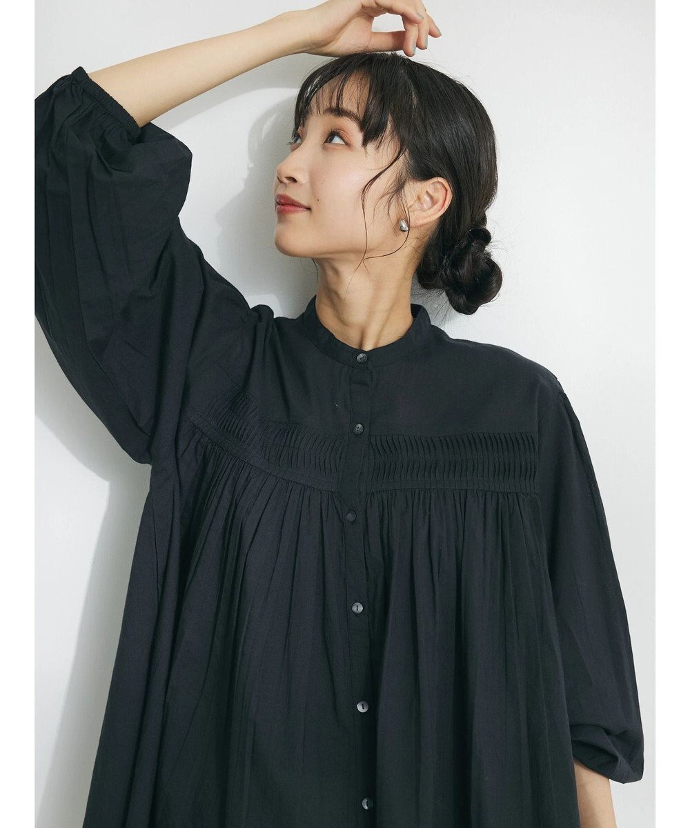 CRAFT STANDARD BOUTIQUE インド綿ピンタックブラウス 