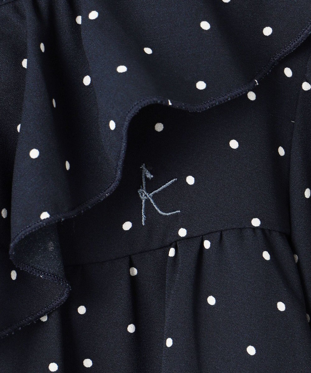 組曲 KIDS 【150-160cm】ラッフルドット ブラウス 