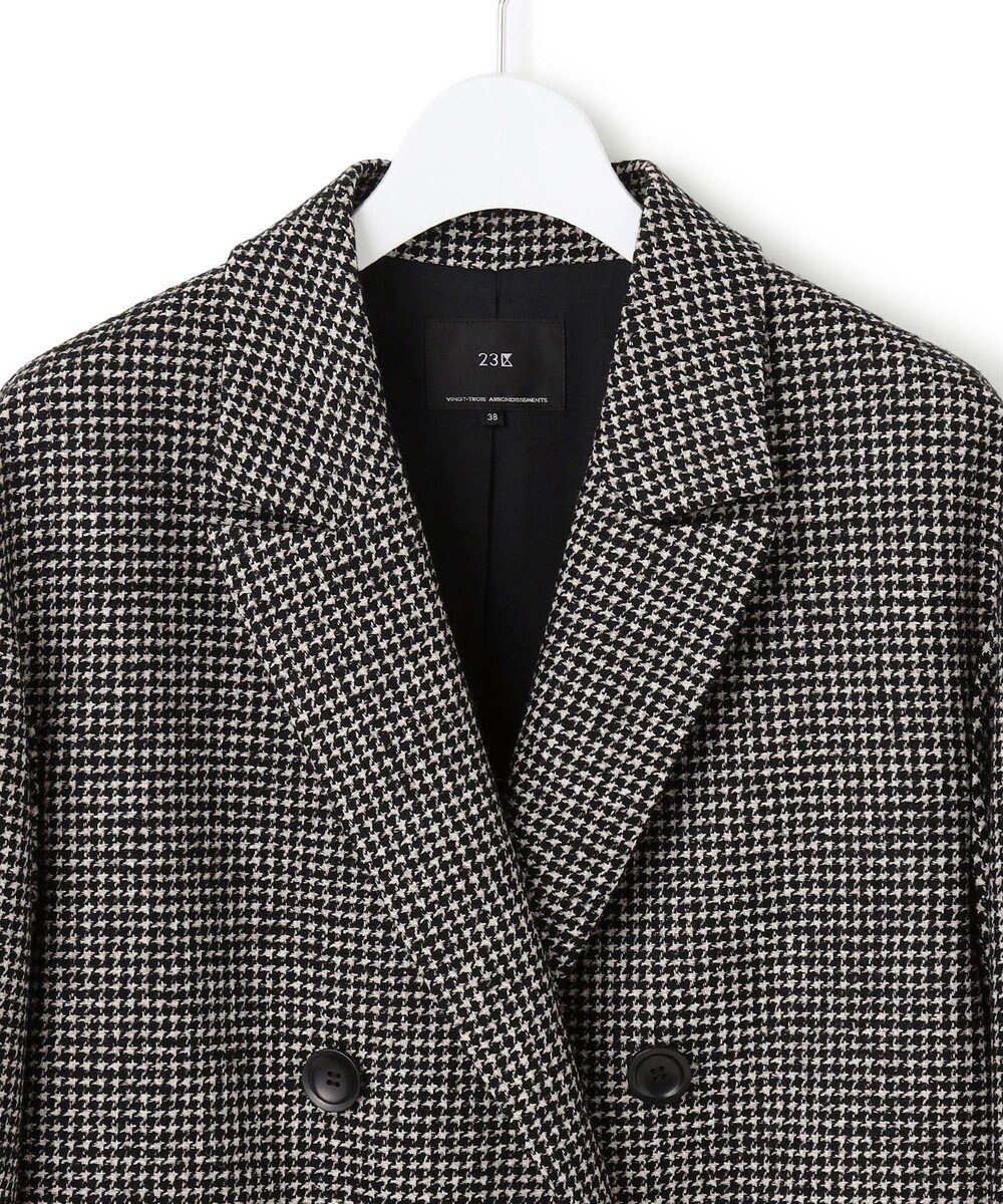 23区 S 【見上愛さん着用/VERY12月号掲載】ループミックスツイード ダブル ジャコット 