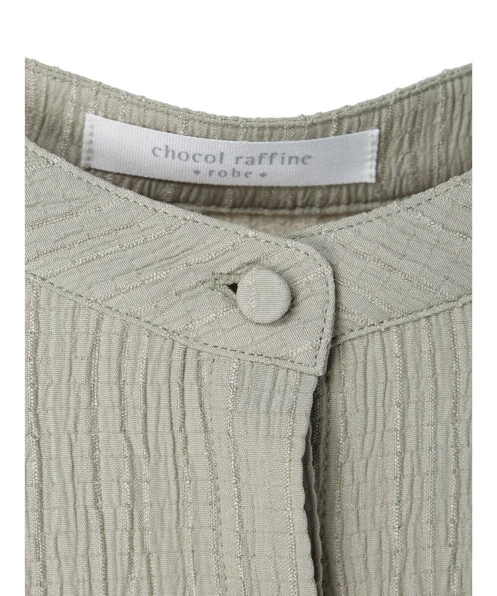 Green Parks 表面変化比翼シャツチュニック 