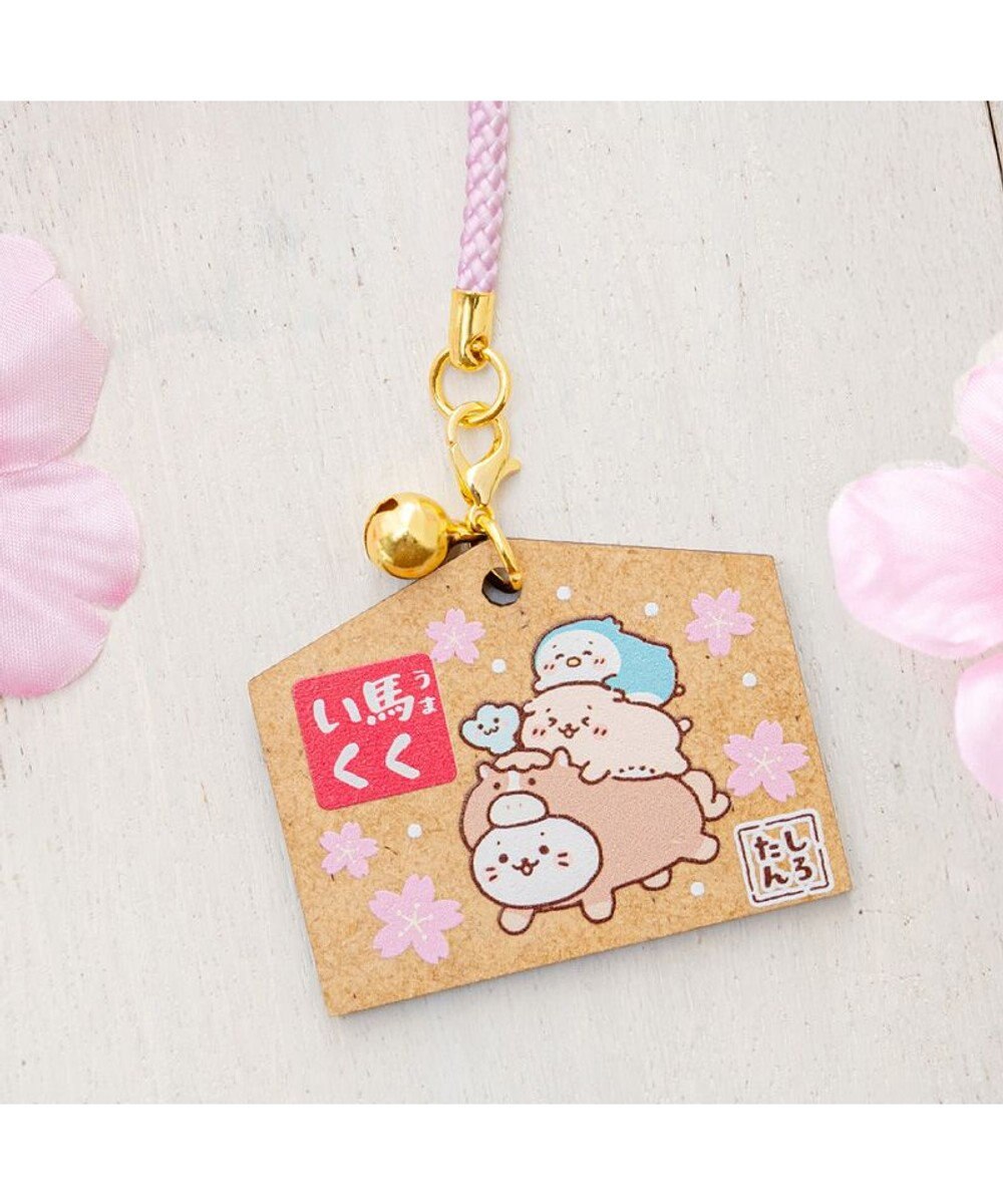 Mother garden しろたん 木製 絵馬根付 《お友達》 馬くいく 単品 