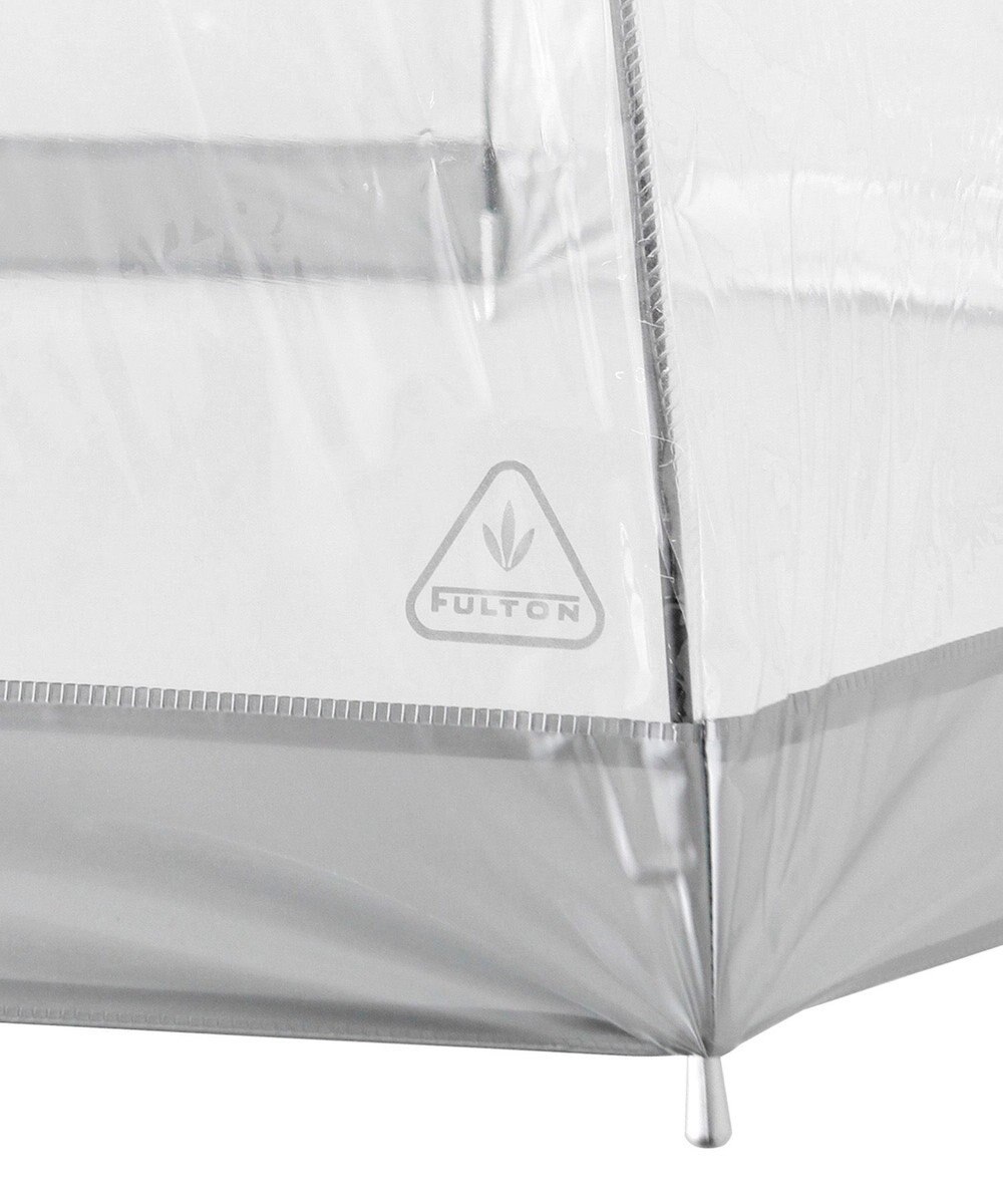 MOONBAT 【雑誌掲載／non・no】フルトン (FULTON) Birdcage ワンポイントロゴ 長傘 透明傘 