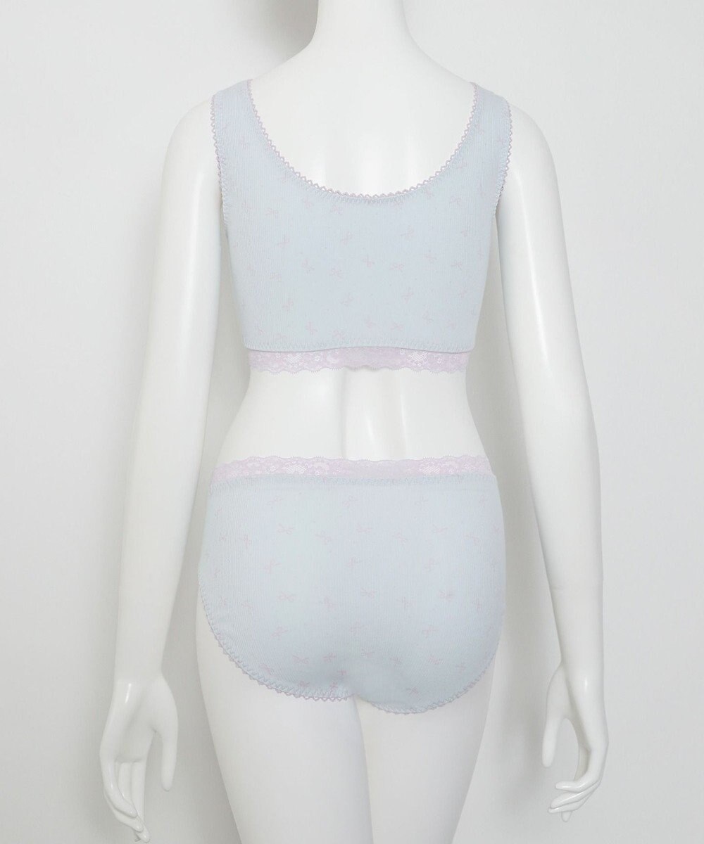 WEGO 【ハーフトップ＆ショーツセット】Liliane　Ciel　リボンドット 