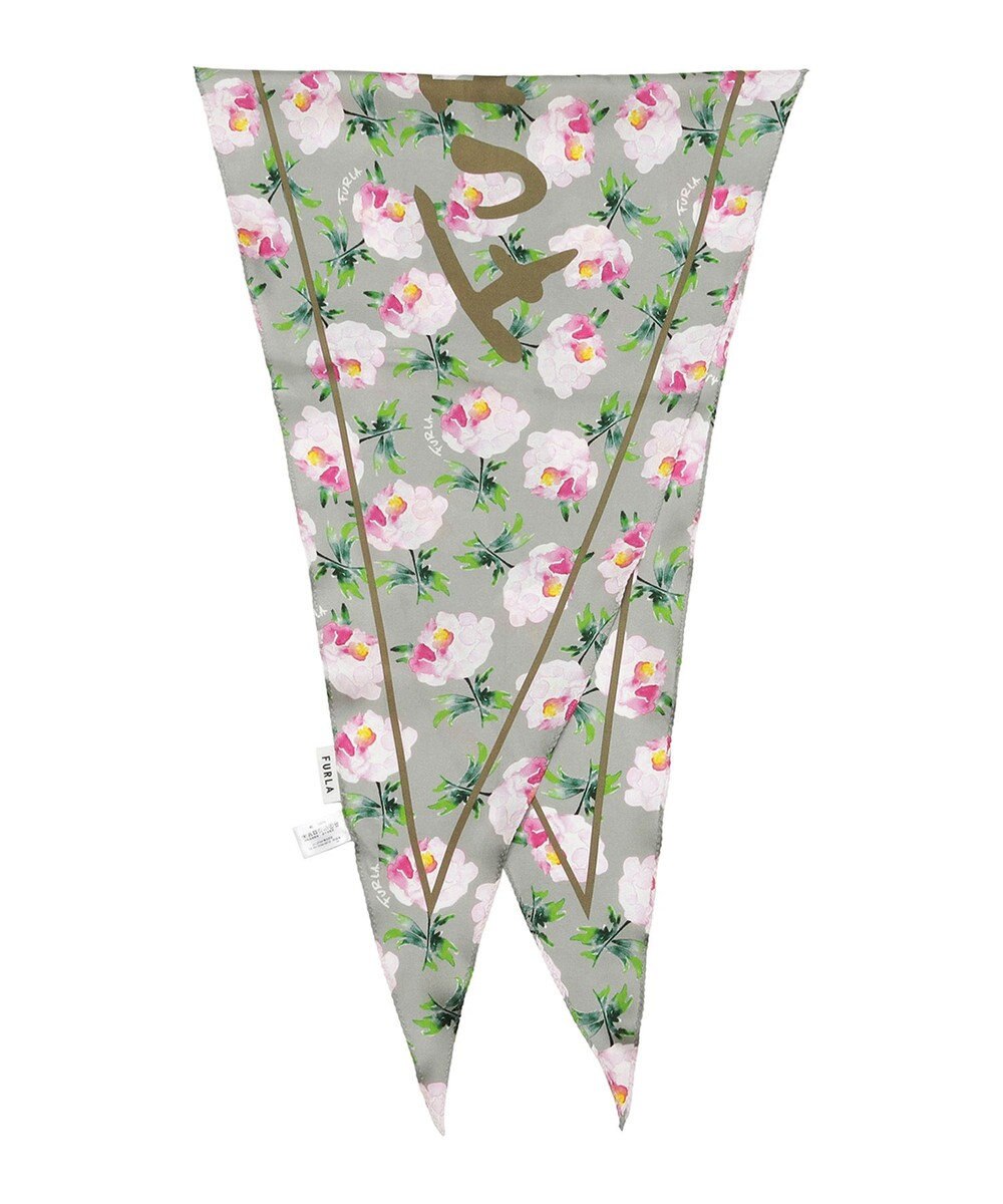 FURLA シルク100% 花柄 菱形スカーフ / MOONBAT | ファッション通販 