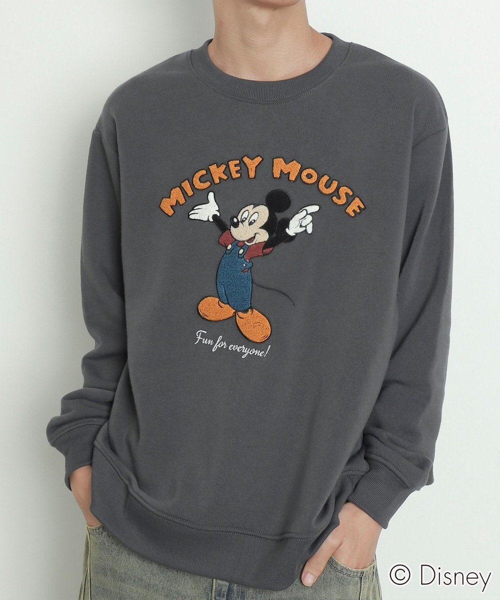 WEGO MICKEYサガラ刺繍スウェット 