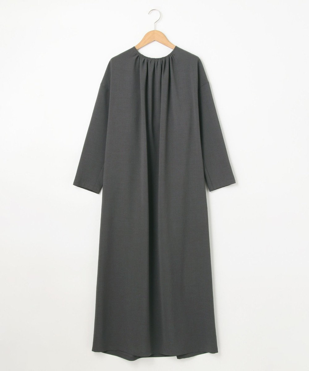 #Newans 【洗える】プルンプクロスバックオープンワンピース 