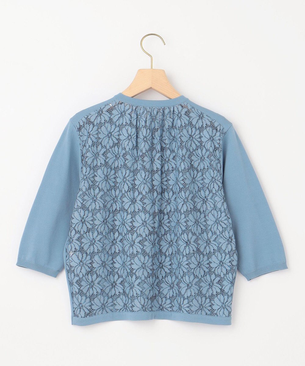 組曲 【2SET・WEB限定】フラワーレース5分袖ツイン ニット 