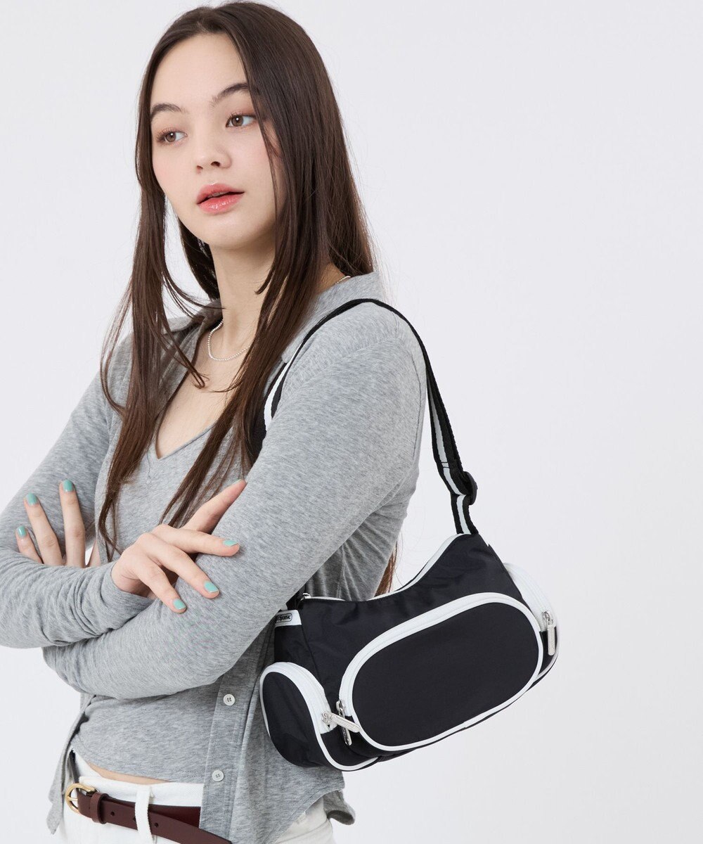 LeSportsac 3 POCKET SHOULDER/スペクテイターブラック 
