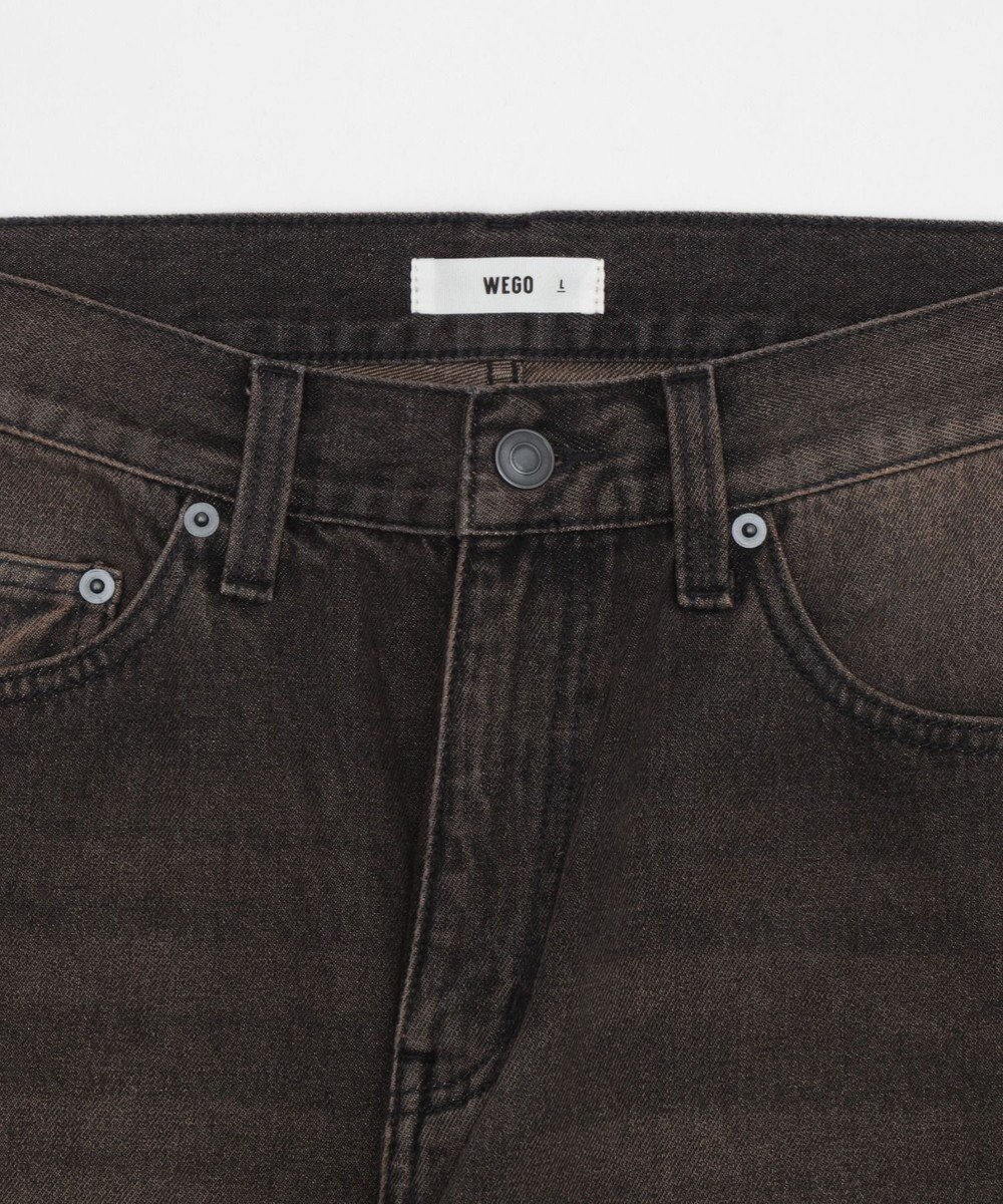 WEGO 【ユニセックス着用ITEM/ウエスト調整可】フレアデニムパンツ 