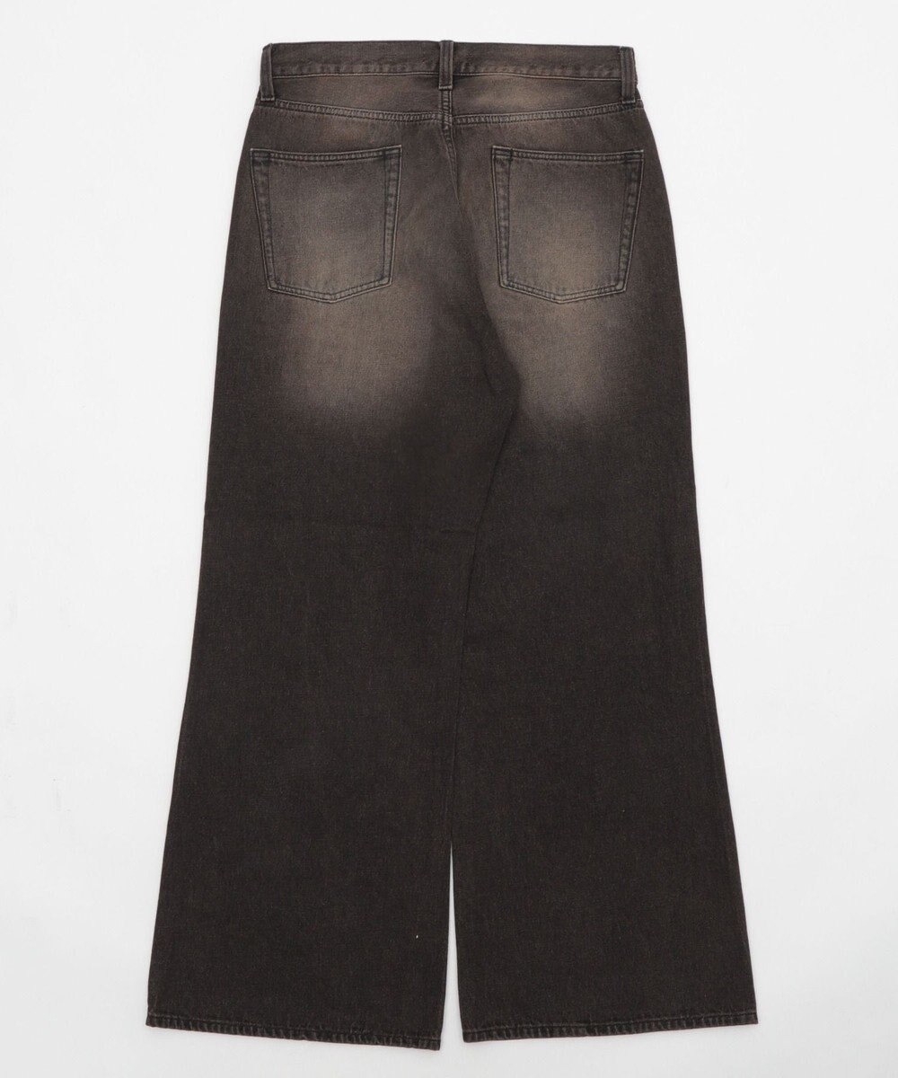 WEGO 【ユニセックス着用ITEM/ウエスト調整可】フレアデニムパンツ 