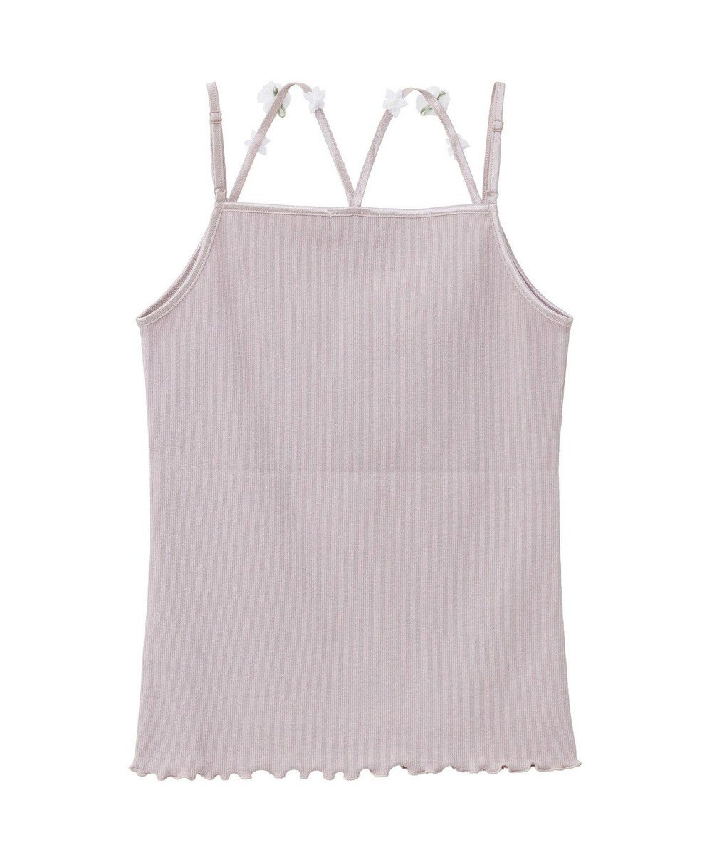 earth music&ecology フラワーモチーフキャミ 