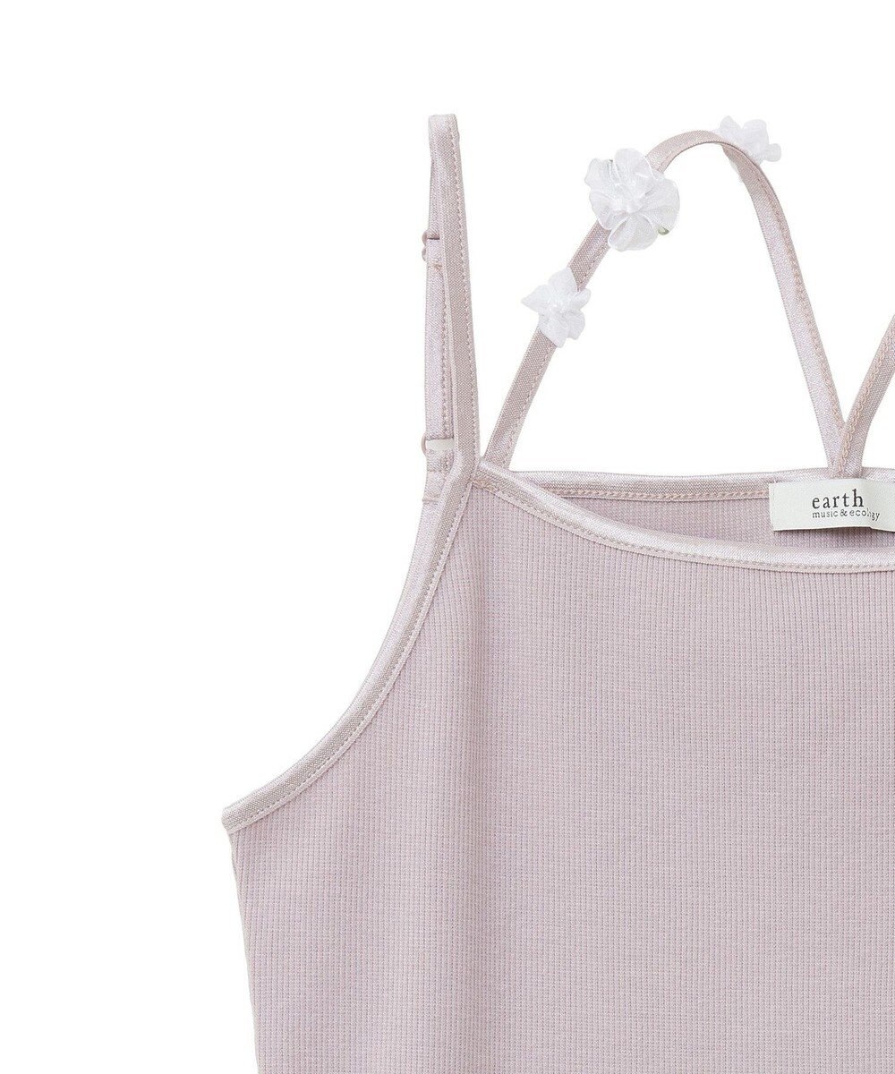 earth music&ecology フラワーモチーフキャミ 