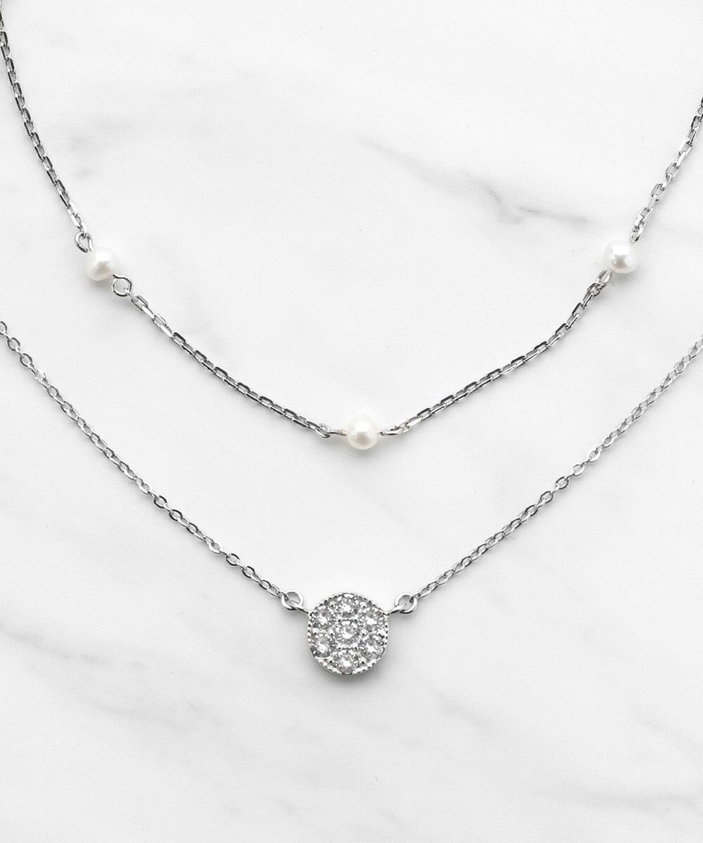 TOCCA DAHLIA LAYERED NECKLACE 淡水パール レイヤード ネックレス 