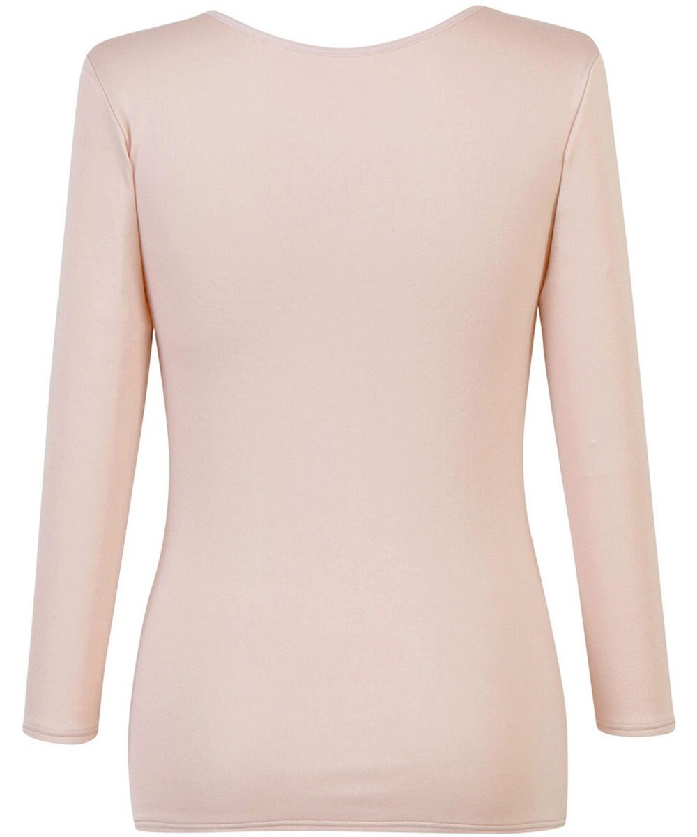 Wing あったかインナー 綿100％(肌側) 軽い シルクプロテイン加工 8分袖 長袖 秋 冬 EL2850 ウイング／ワコール 