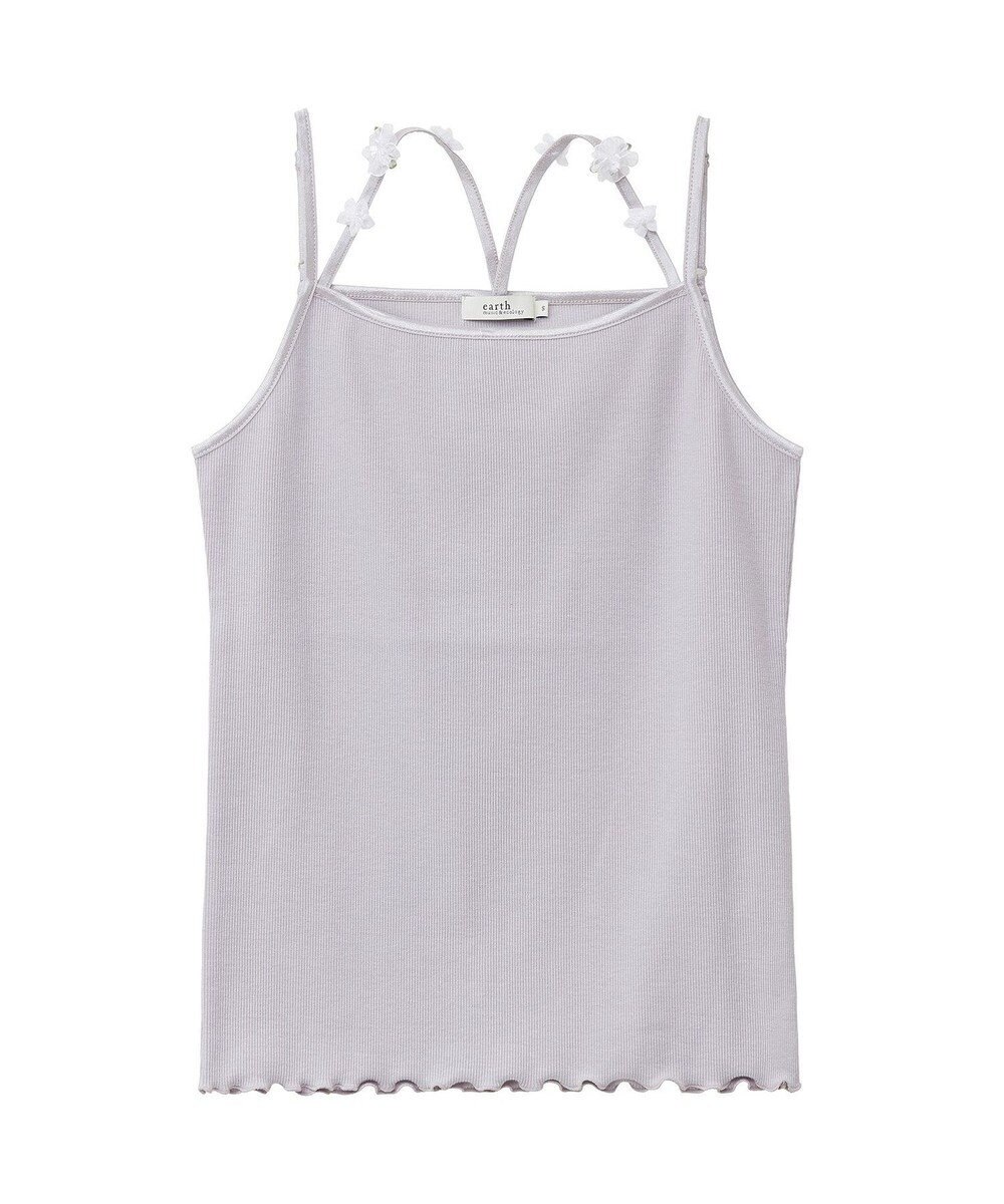 earth music&ecology フラワーモチーフキャミ 