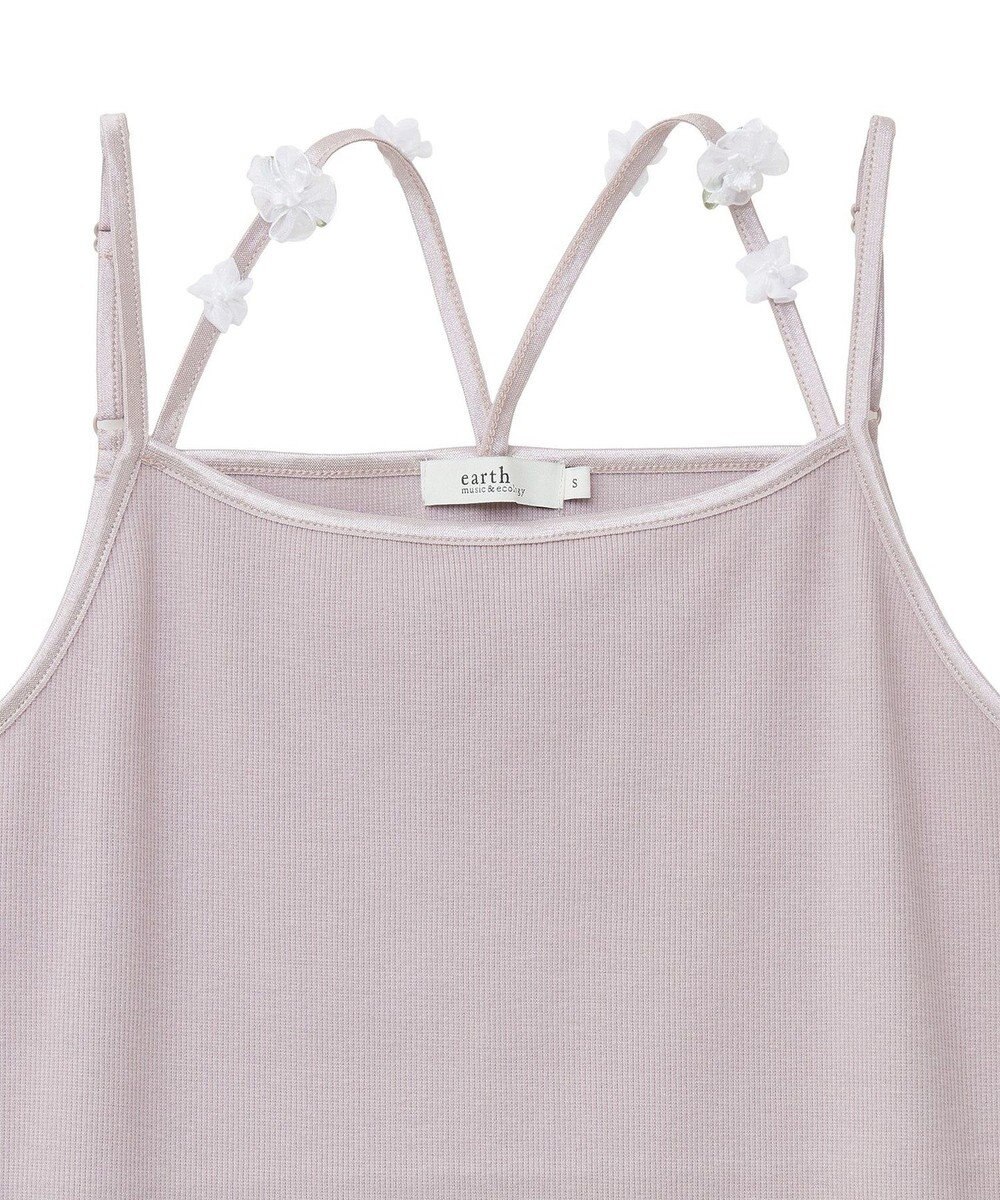 earth music&ecology フラワーモチーフキャミ 